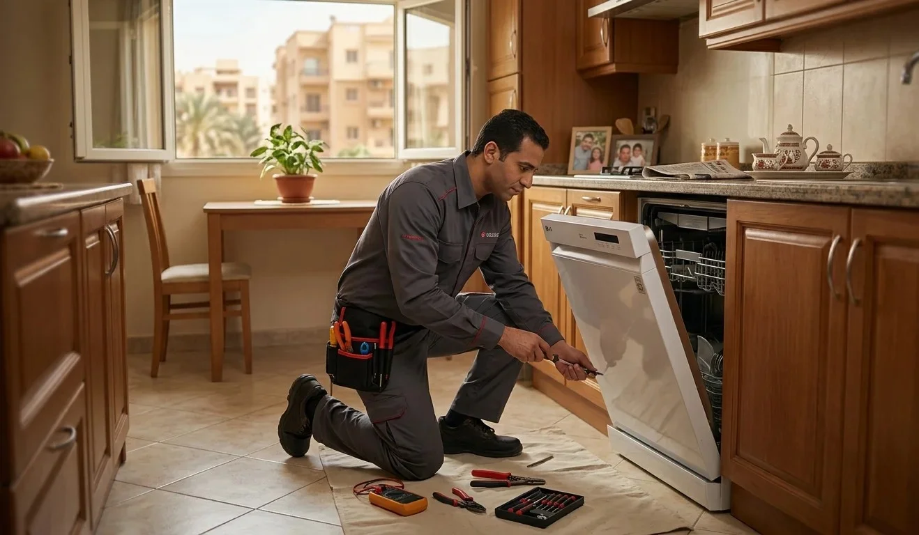 صيانة غسالة أطباق LG